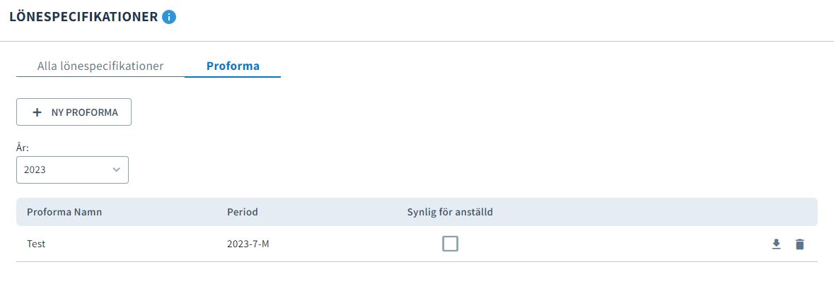 proforma