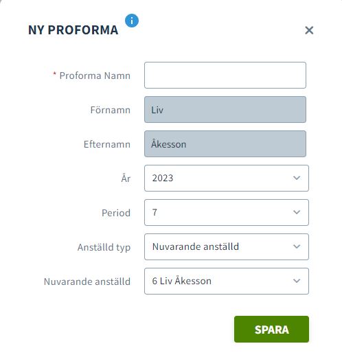 proforma